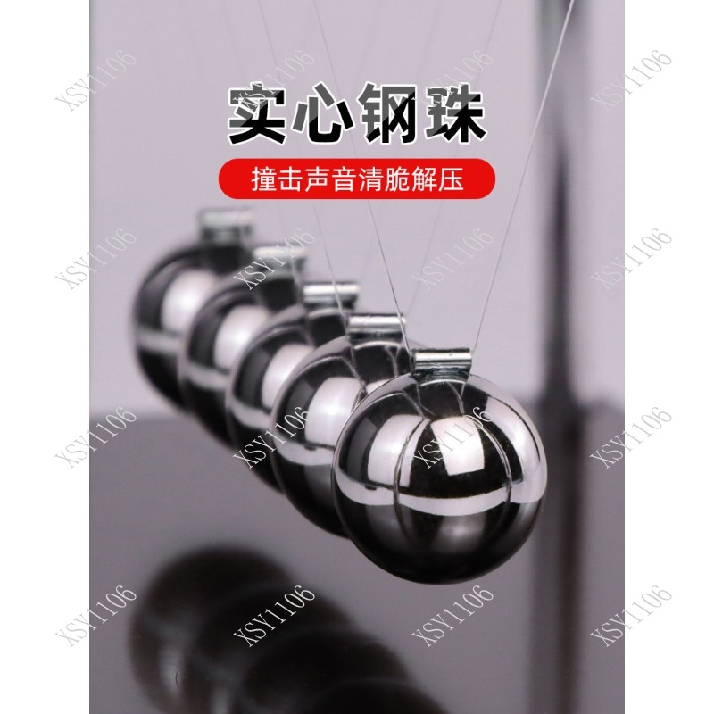 Cuna de Newton de 7 bolas, dec - Newton Cradle Large reseña y precio